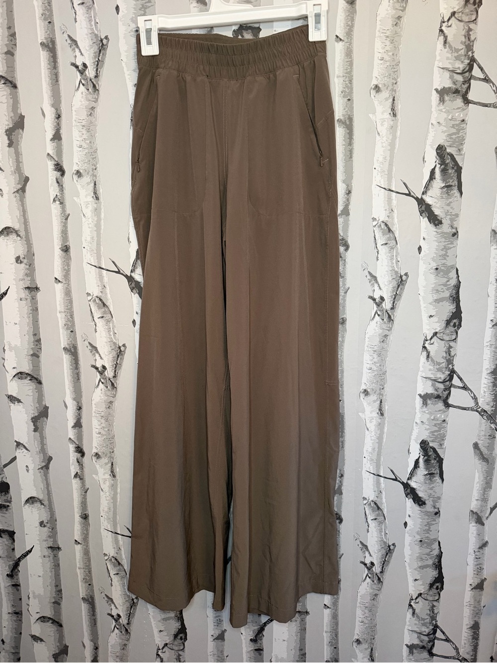 Brown Lululemon Swift Mid-Rise Wide-Leg Pant